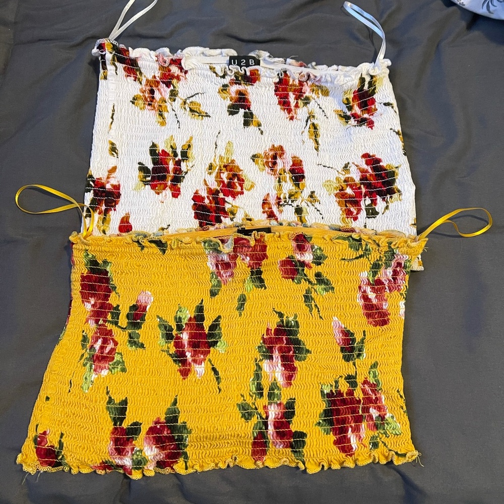 Buy 2 get 1- Crop bando tops